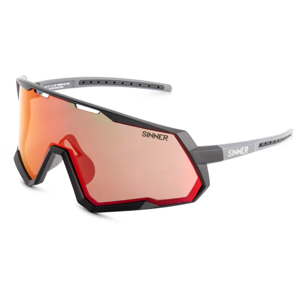 Sinner Pace Sport zonnebril red oil matte black