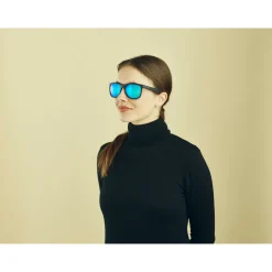 Sinner Rockford zonnebril smoke icy blue oil matte black