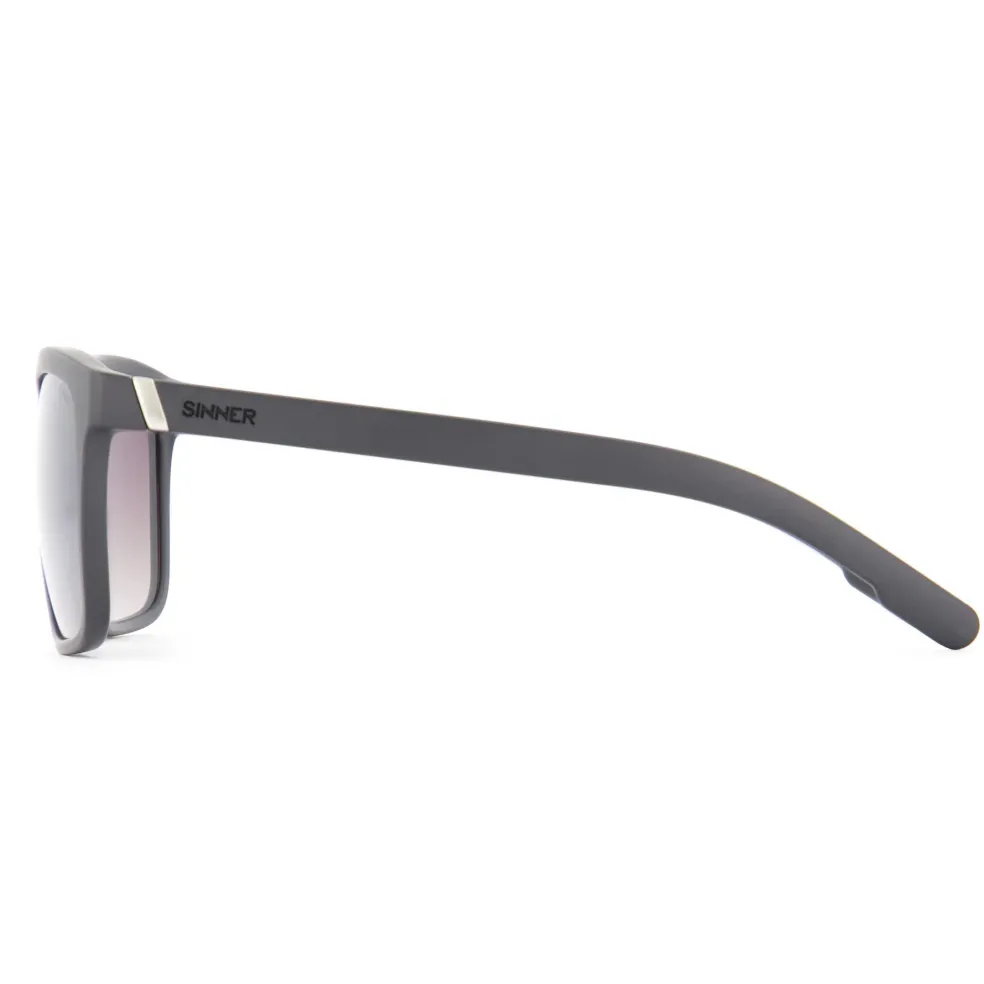 Sinner Thunder Teen zonnebril gradiant smoke matte black