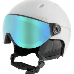 Sinner TITAN VISOR skihelm matte white blue