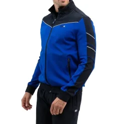 Sjeng Sports Alistar trainingsjack heren blue neon
