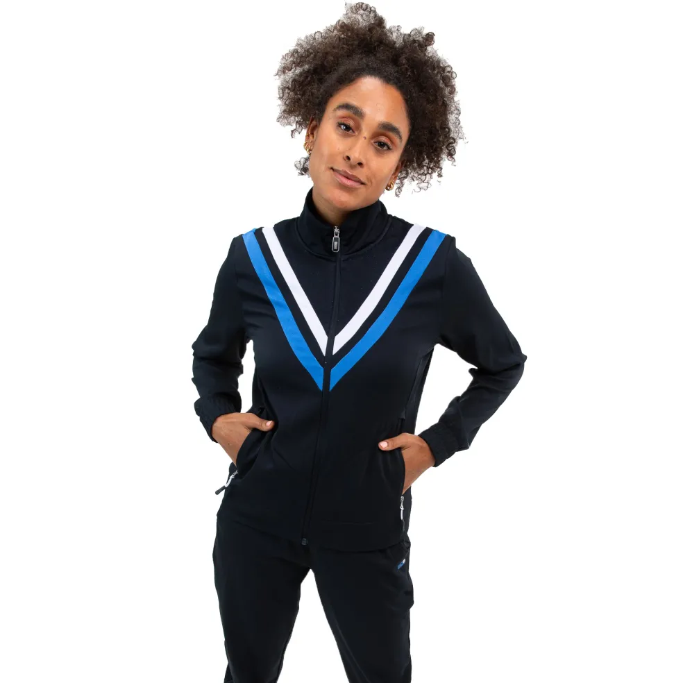 Sjeng Sports Aveli trainingsjack dames dark blue