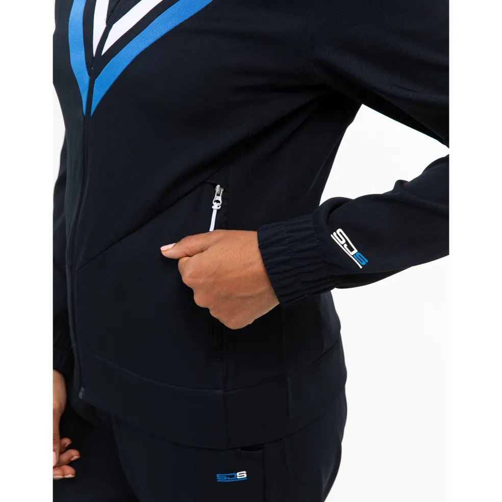 Sjeng Sports Aveli trainingsjack dames dark blue