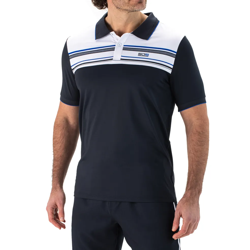 Sjeng Sports Brun tennispolo heren dark blue