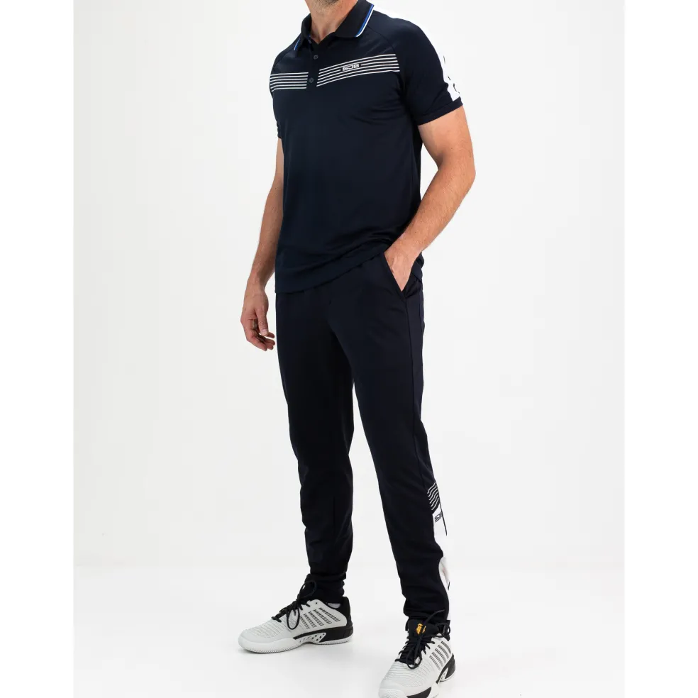 Sjeng Sports Celio tennispolo heren dark blue