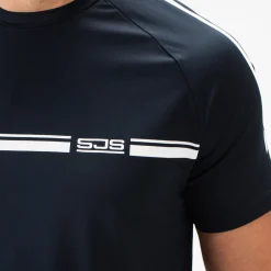 Sjeng Sports  Coster tennisshirt heren dark blue