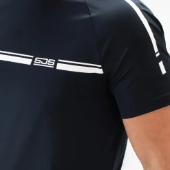 Sjeng Sports  Coster tennisshirt heren dark blue