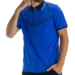 Sjeng Sports  Hyde tennispolo heren blue neon
