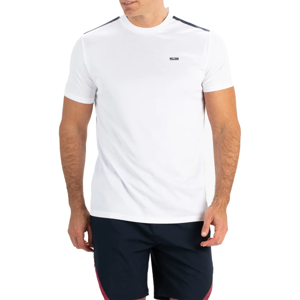 Sjeng Sports Tex tennisshirt real white