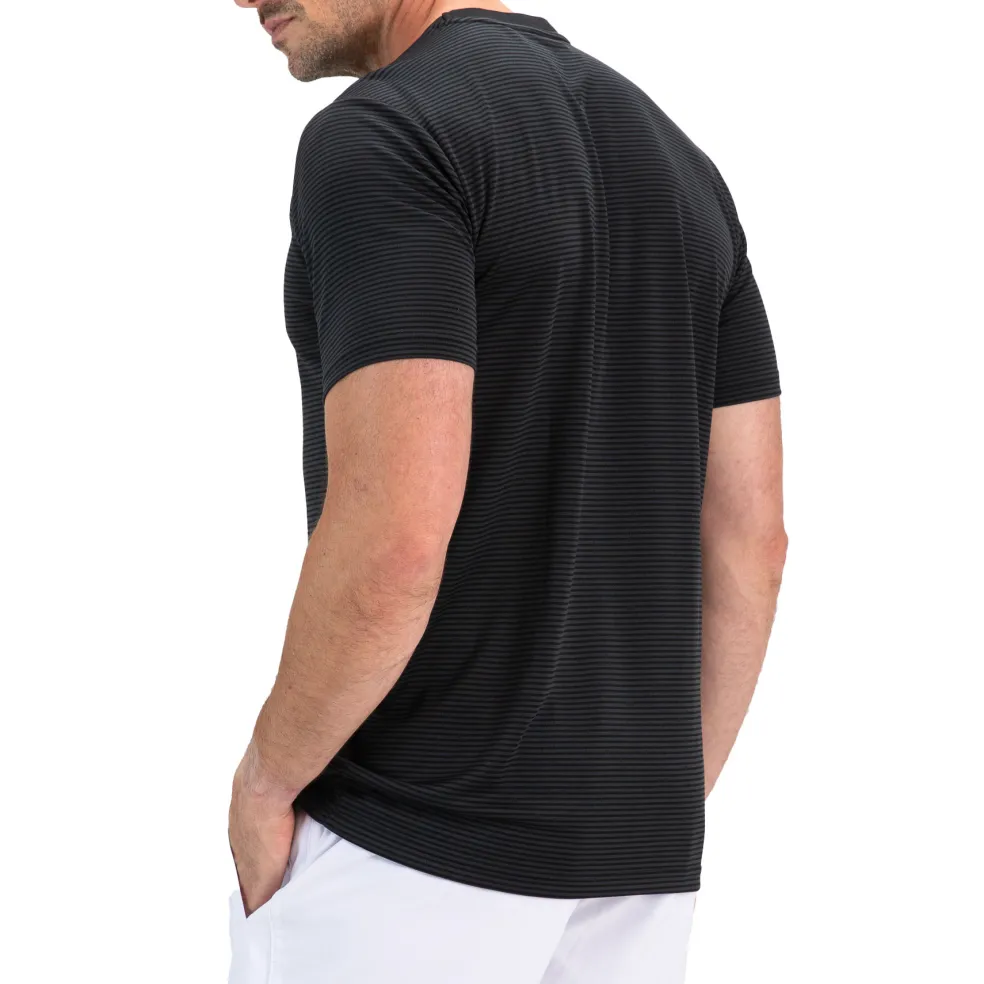 Sjeng Sports Tex tennisshirt heren black