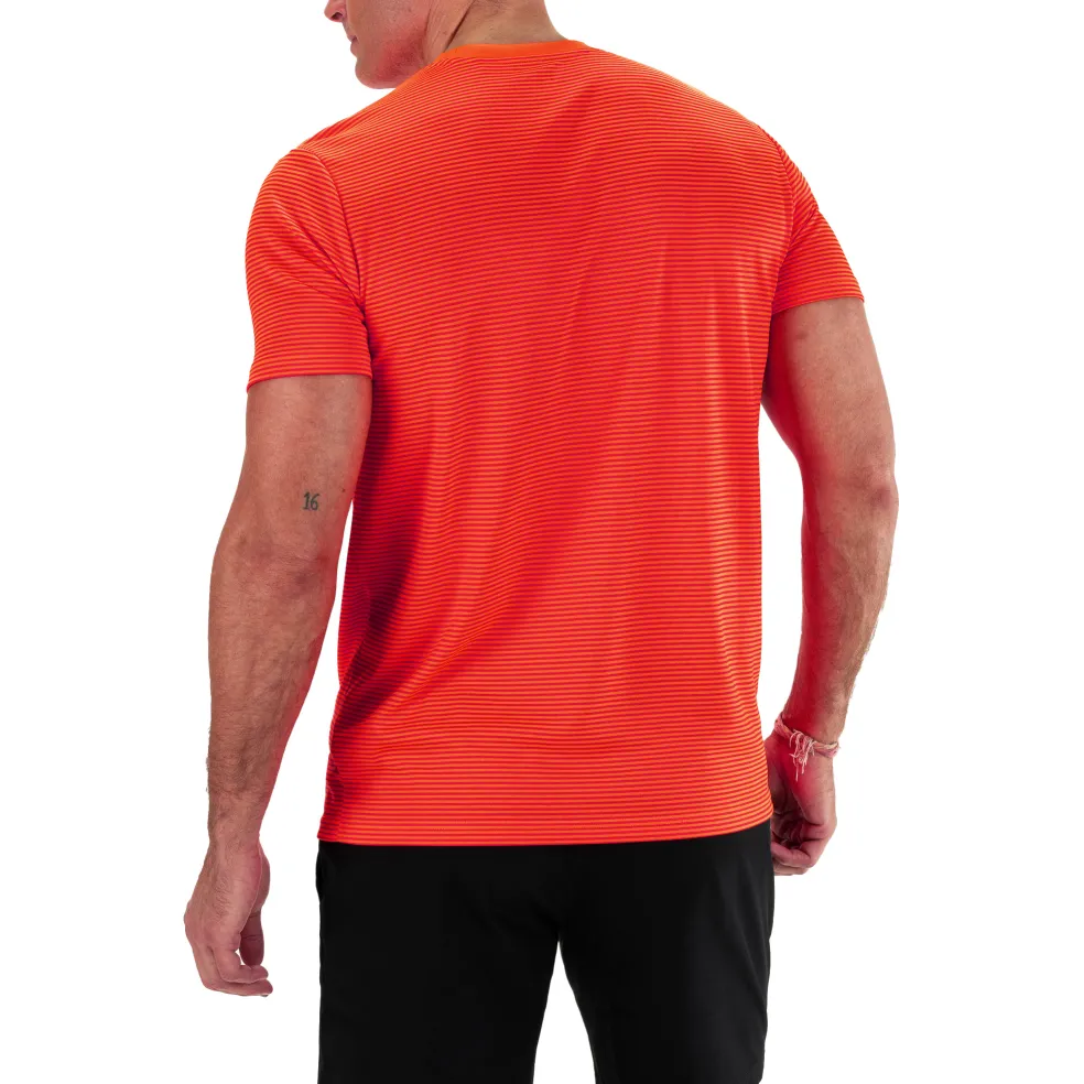 Sjeng Sports Tex tennisshirt heren bright tangerine