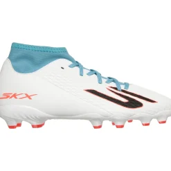 Skechers SKX_2 High MG voetbalschoenen junior white turquoise pink