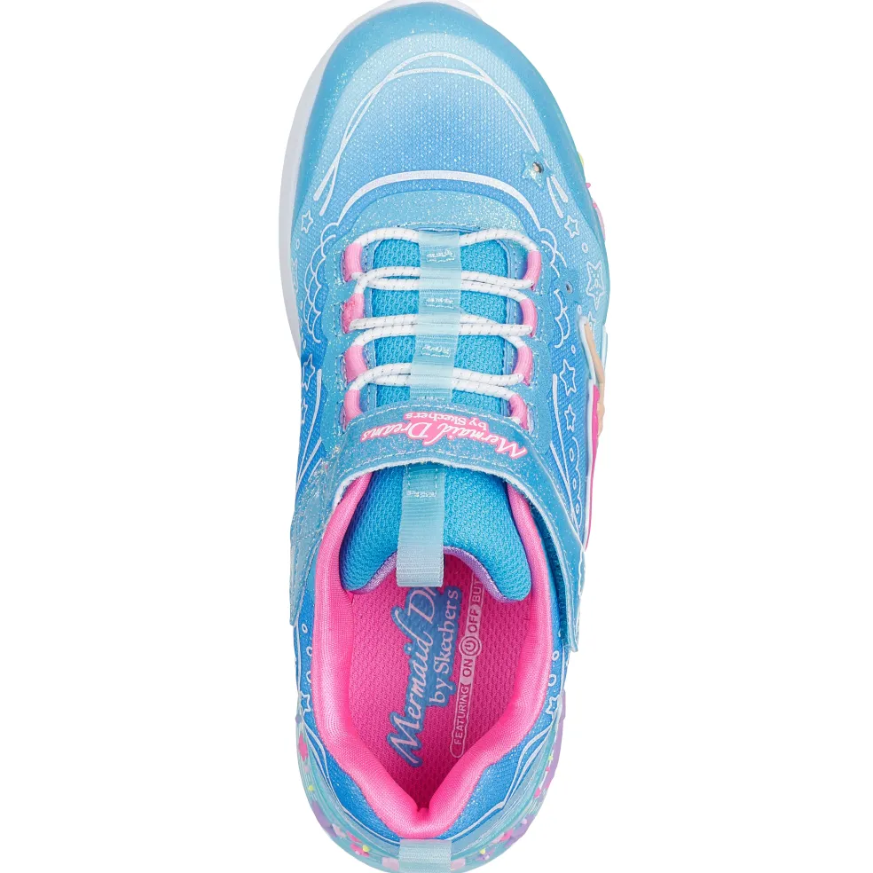 Skechers S-Lights: Mermaid Dreams schoenen junior blue multi