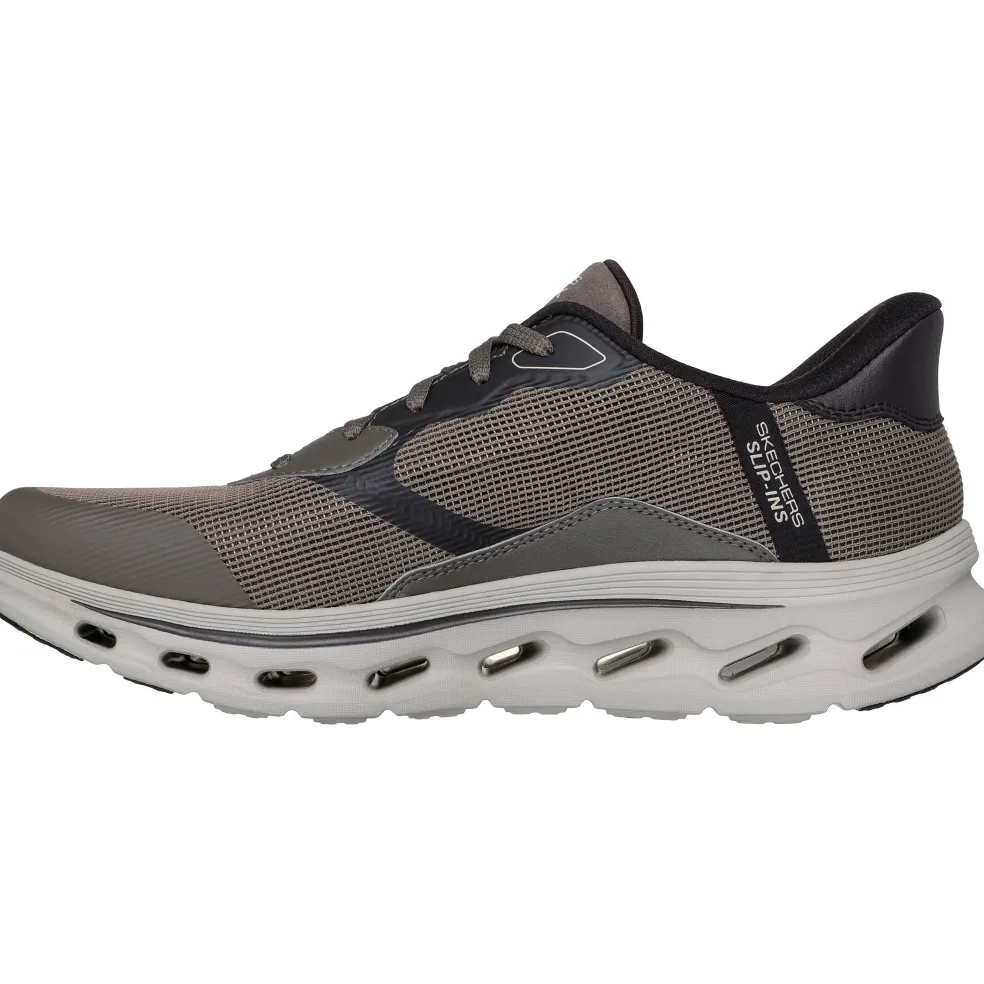 Skechers Slip-ins: GO WALK Glide - Step 2.0 - Zac schoenen heren dark taupe