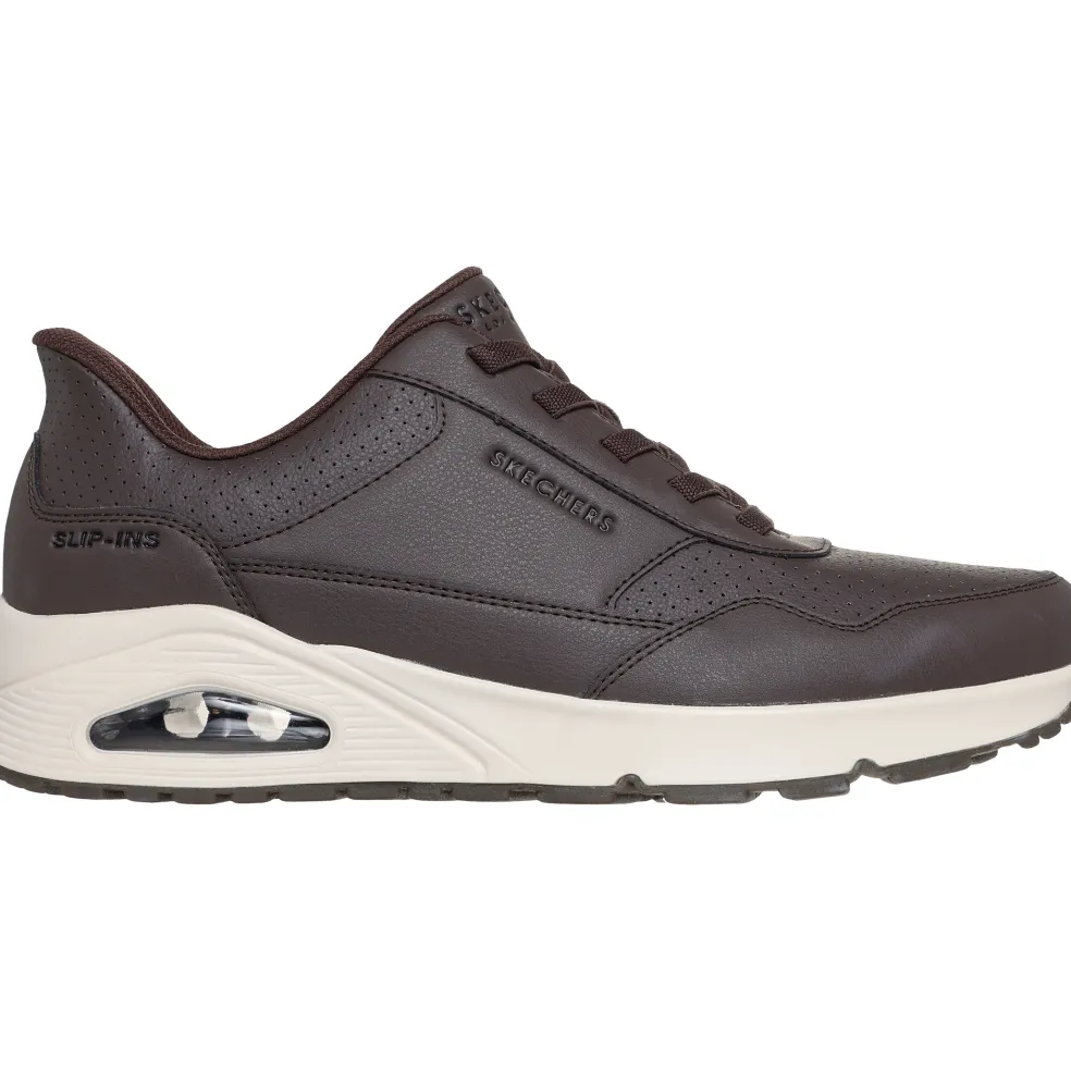 Skechers Slip-ins: UNO - Banksia Luxe schoenen heren chocolate