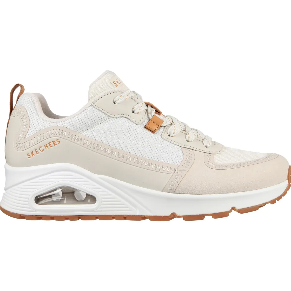 Skechers Uno - Layover schoenen dames gebroken wit