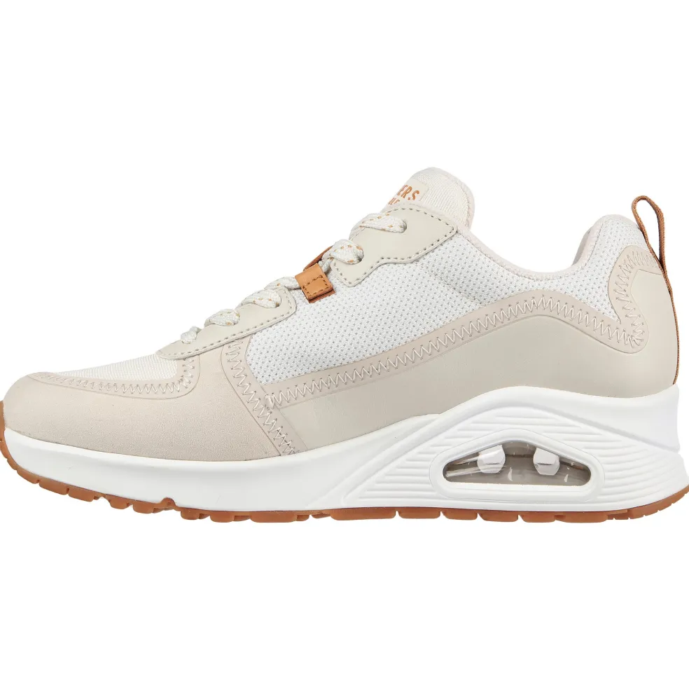 Skechers Uno - Layover schoenen dames gebroken wit
