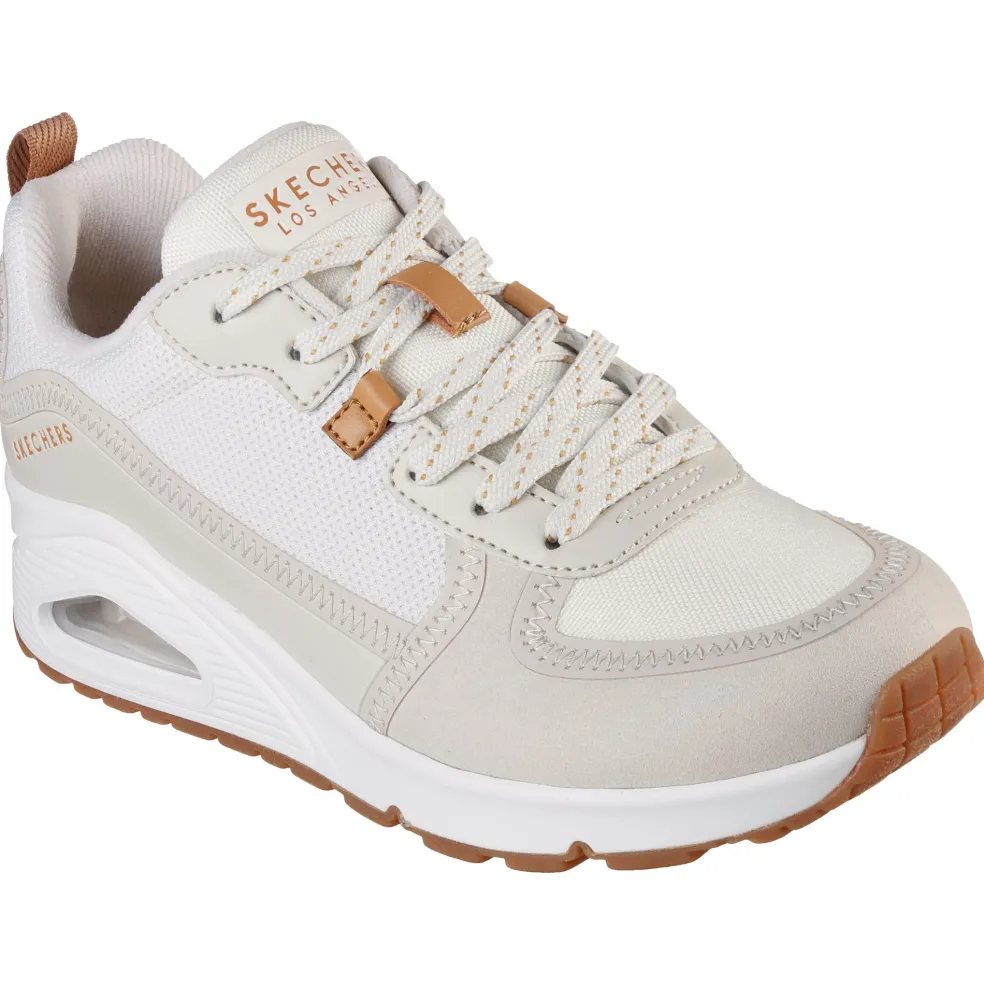 Skechers Uno - Layover schoenen dames gebroken wit