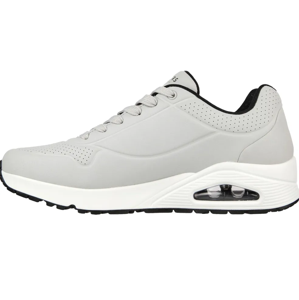 Skechers Uno - Stand On Air schoenen heren light grey black