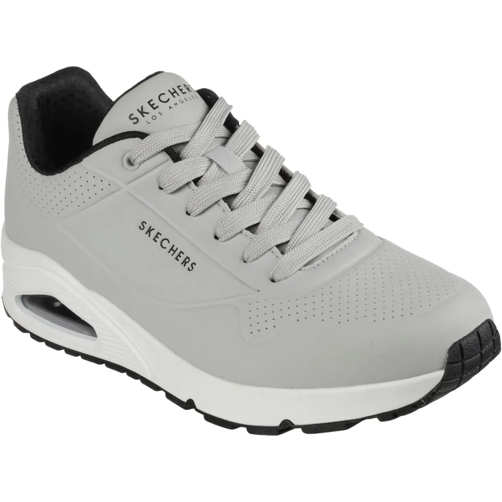 Skechers Uno - Stand On Air schoenen heren light grey black