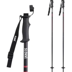 Slokki Skistokken zwart - 115 cm