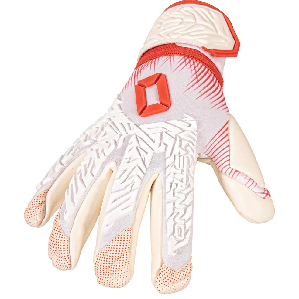 Stanno Ultimate Grip IV Goalkeeper keepershandschoenen white red