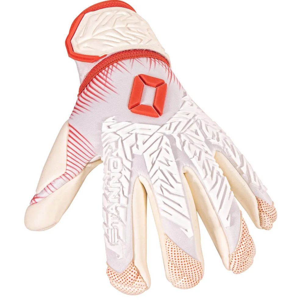 Stanno Ultimate Grip IV Goalkeeper keepershandschoenen white red