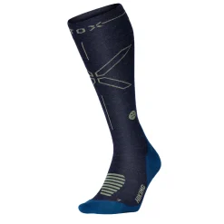 STOX Energy Socks Merino Hiking wandel compressiesokken heren dark blue olive