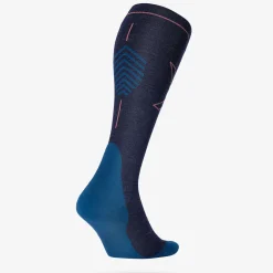STOX Energy Socks Merino Hiking wandel compressiesokken dames dark blue coral