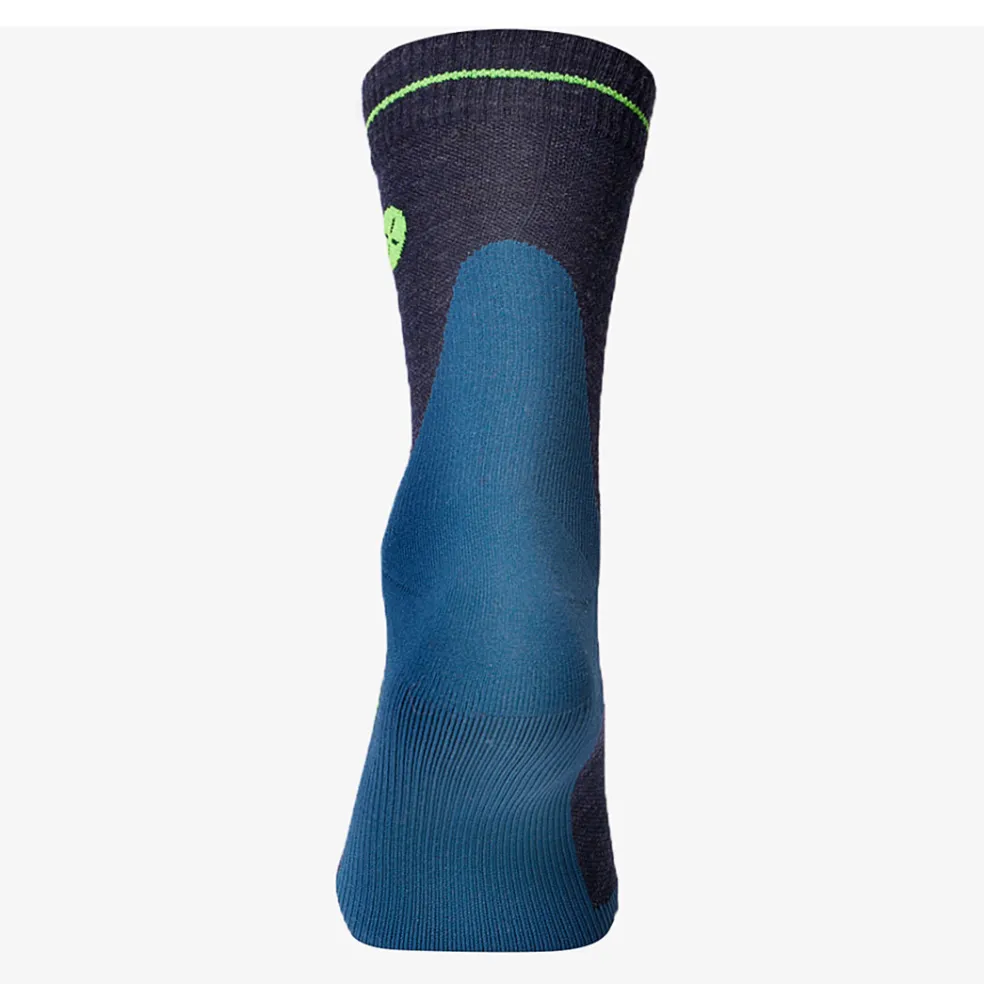 STOX Energy Socks Merino Hiking wandel compressiesokken heren dark blue green