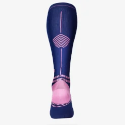 STOX Energy Socks Sports hardloop compressiesokken dames dark blue pink