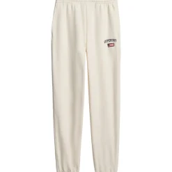 Superdry Athletic Essential Boyfriend joggingbroek dames desert bone off white