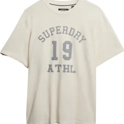 Superdry Athletic Essential shirt heren desert bone off white