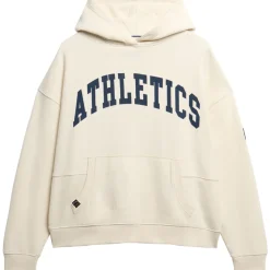 Superdry Athletic Essentials hoodie dames desert bone off white