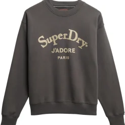 Superdry Brand Mark sweater dames vintage black