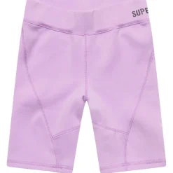 Superdry Code Tech Biker short dames mid lilac