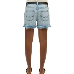 Superdry Cut Off short dames azure pale blue