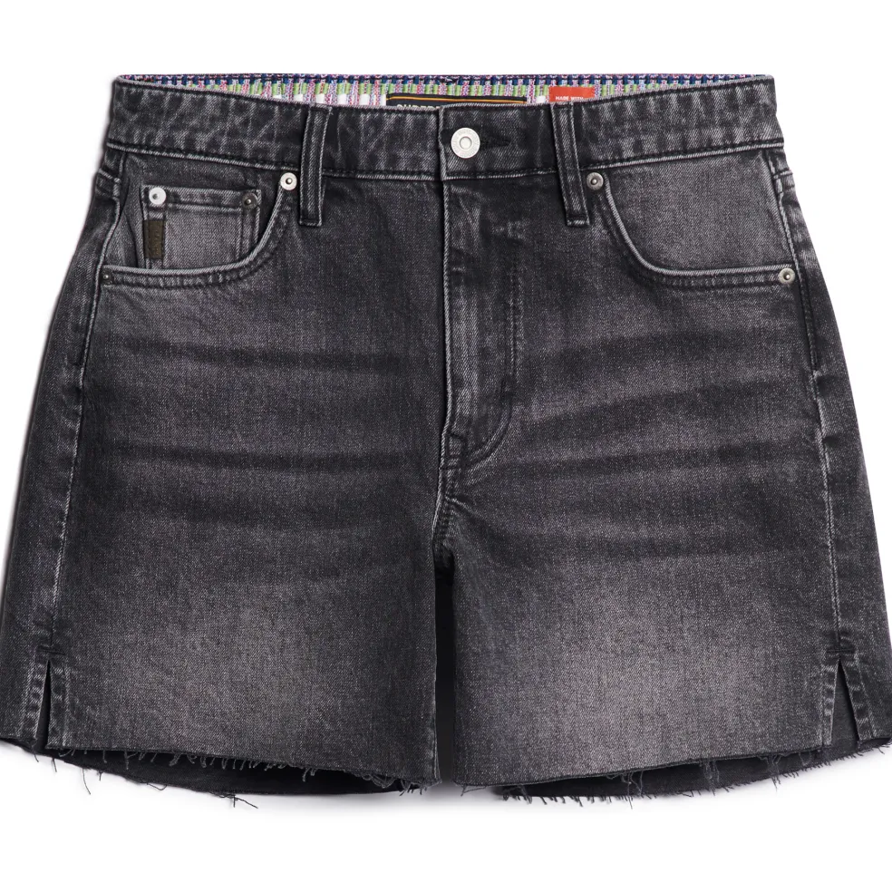 Superdry Cut Off short dames black stone
