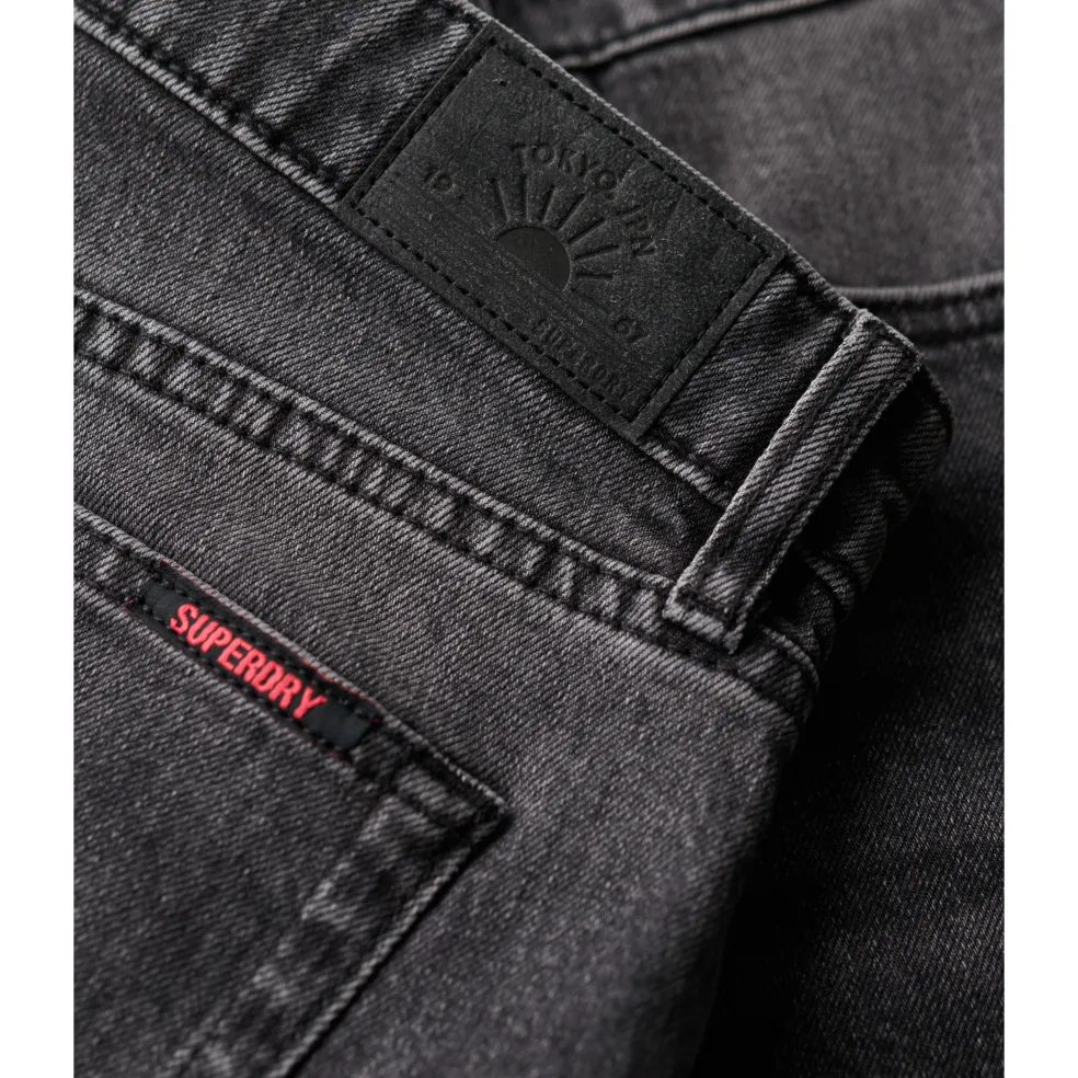 Superdry Cut Off short dames black stone