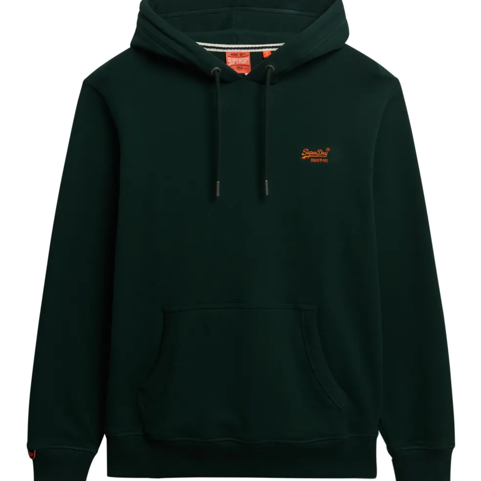 Superdry Essential hoodie heren enamel green