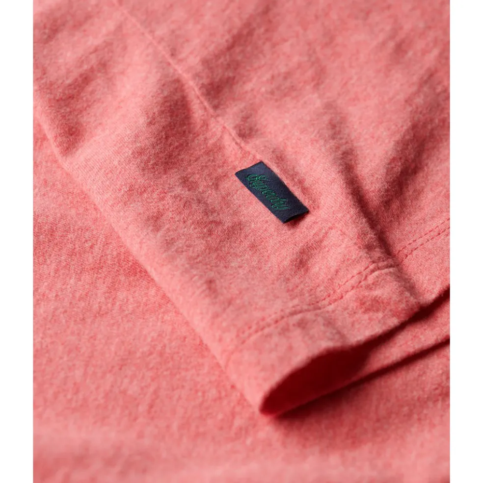 Superdry Essential Logo shirt heren punch pink marl