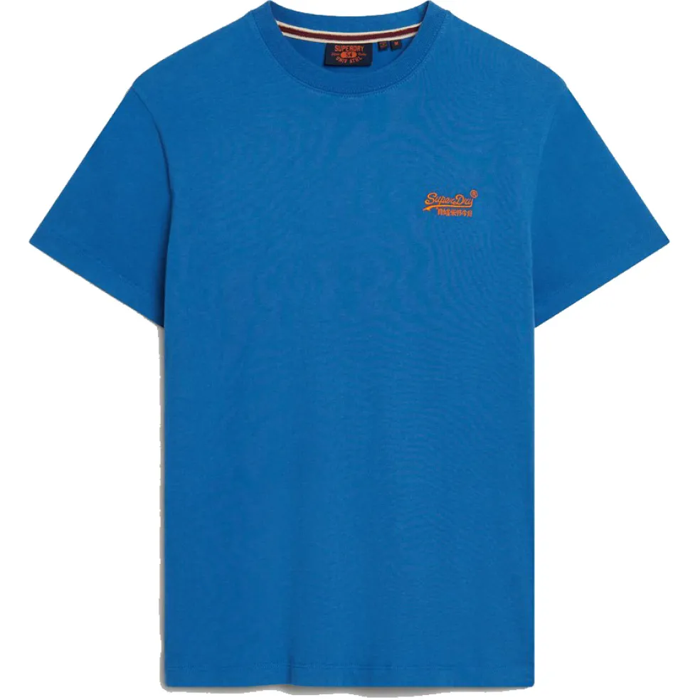 Superdry Essential Logo shirt heren monaco blue
