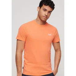 Superdry Essential Logo shirt heren sunburst coral