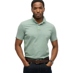 Superdry Essential polo heren slate grey