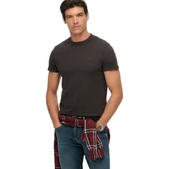 Superdry Essential shirt heren carbon black