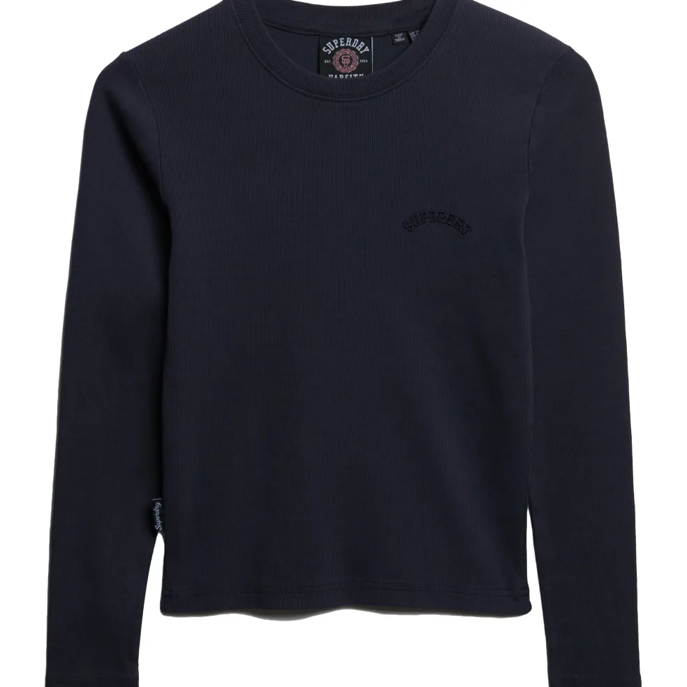 Superdry Essential sweater dames eclipse navy