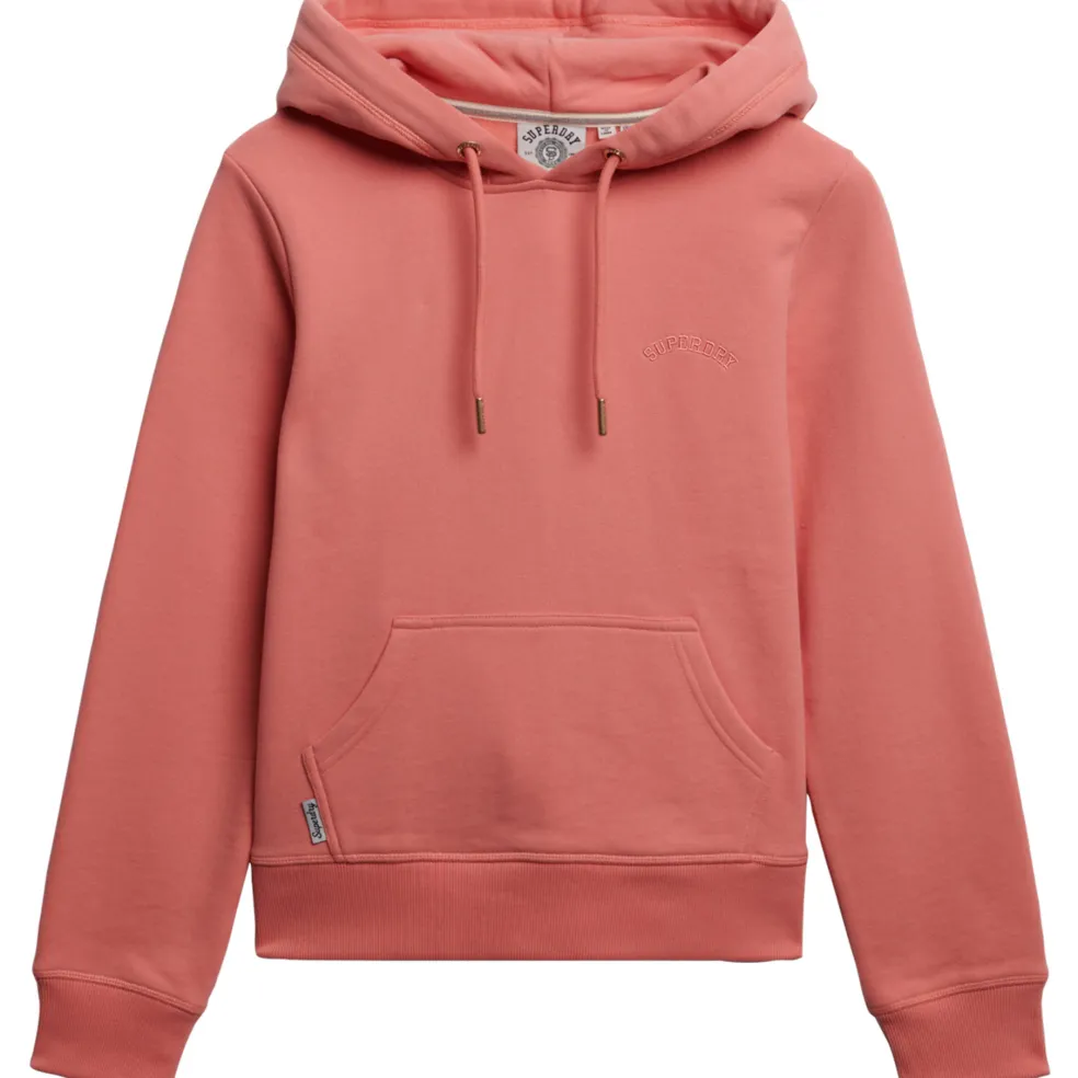 Superdry Essentials hoodie dames lantana pink