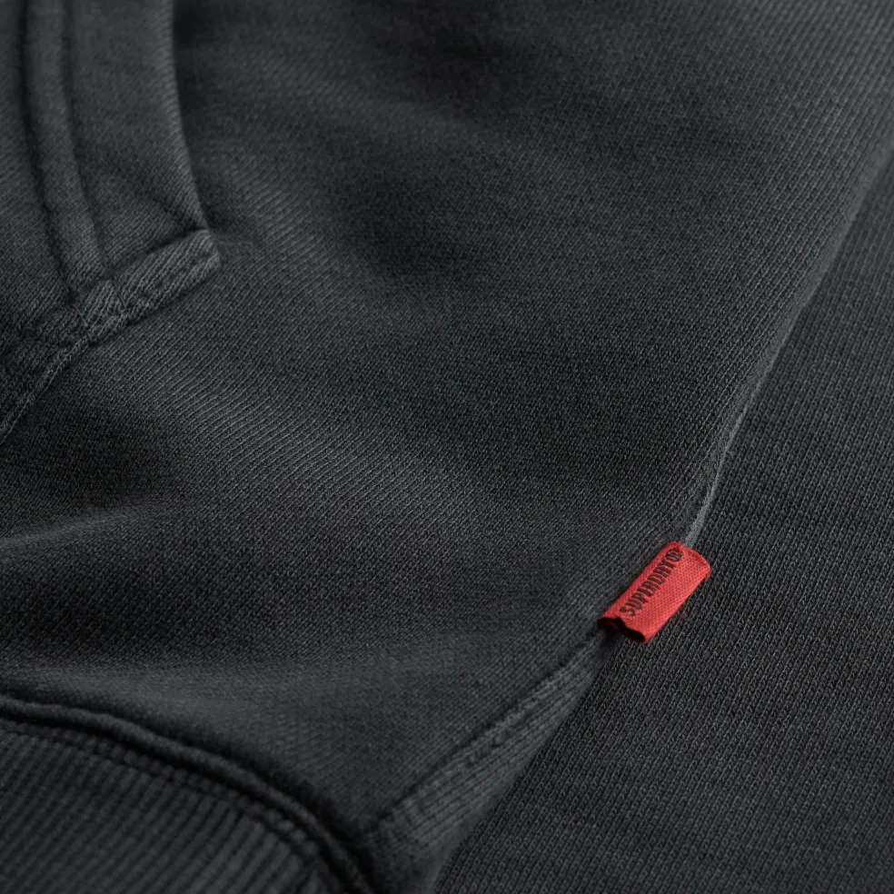 Superdry hoodie heren washed black