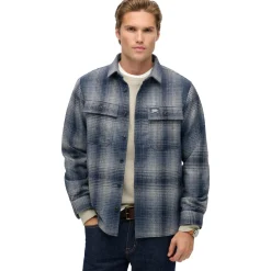 Superdry Miller overhemd heren ombre blue