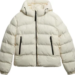 Superdry Puffer winterjas dames off white